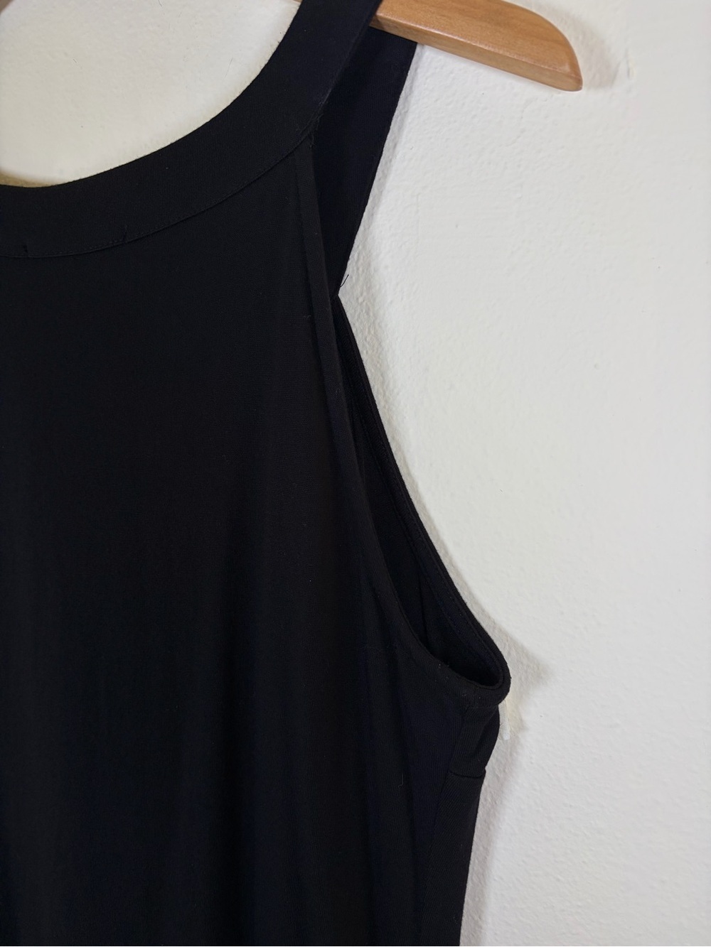 INC International Concepts Black Embroidered Sleeveless Dress Large Beaded Boho - Picture 10 of 10